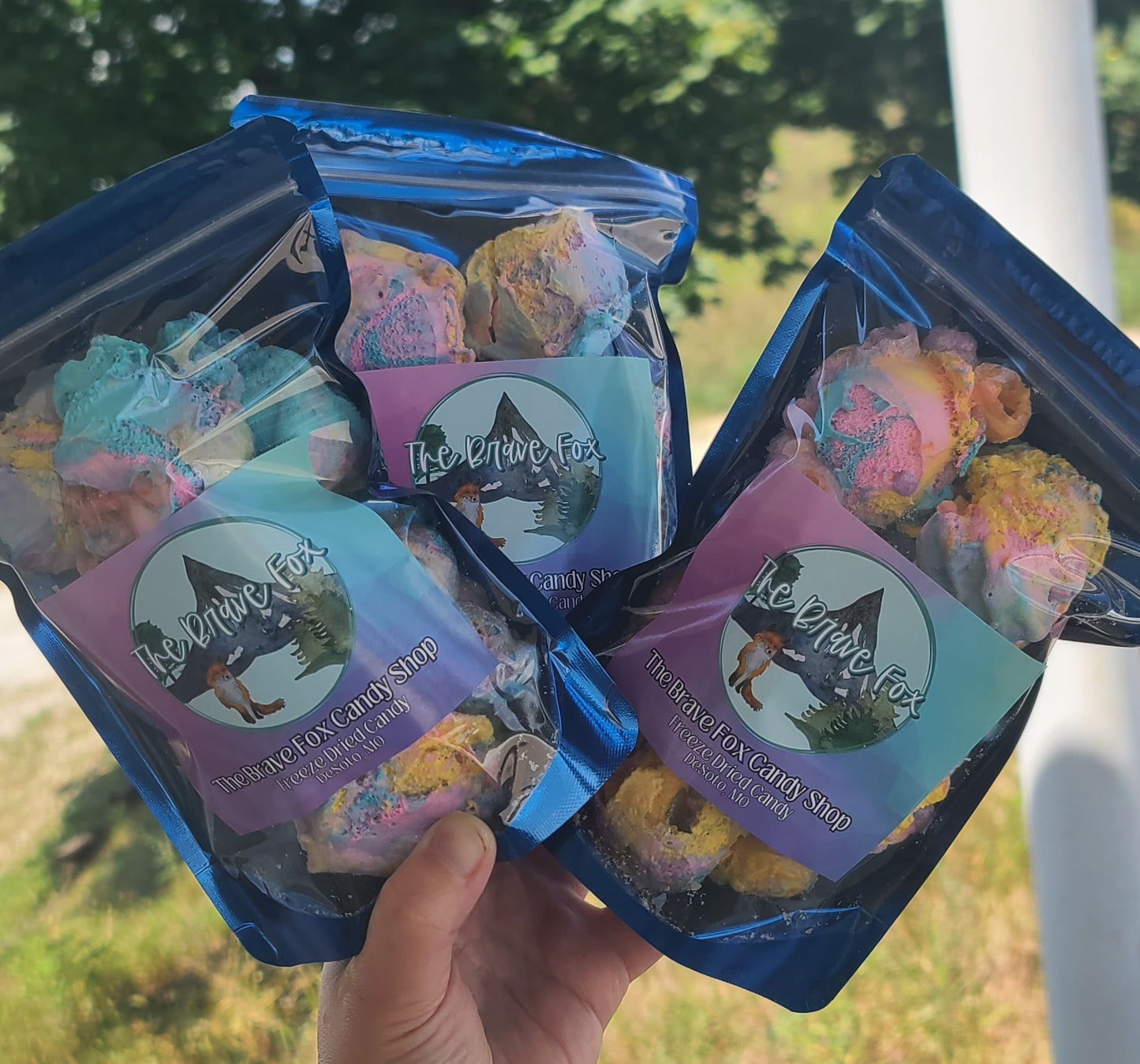 Freeze Dried Unicorn Ice Cream Scoops