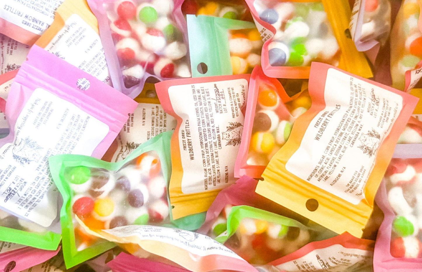 Freeze Dried Candy Package Fillers