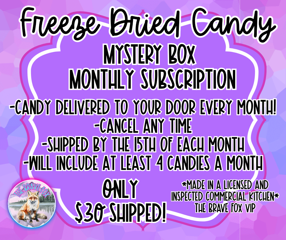 Freeze Dried Candy Monthly Subscription Box