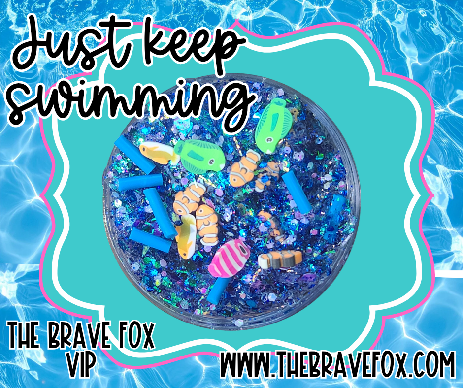 Just Keep Swimming Hair Glitter