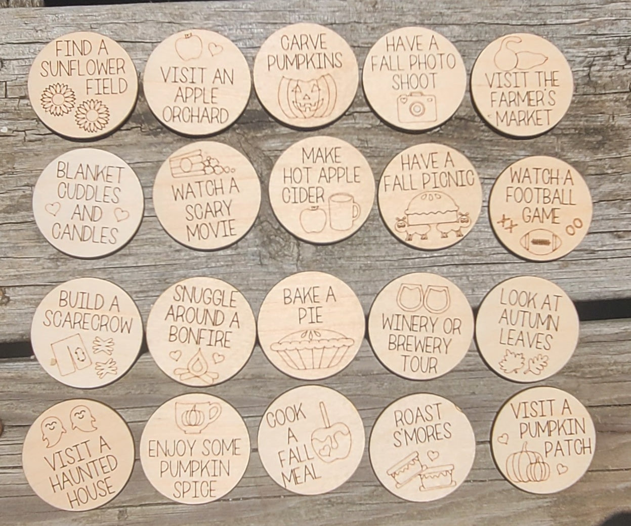 Fall Family Fun Tokens