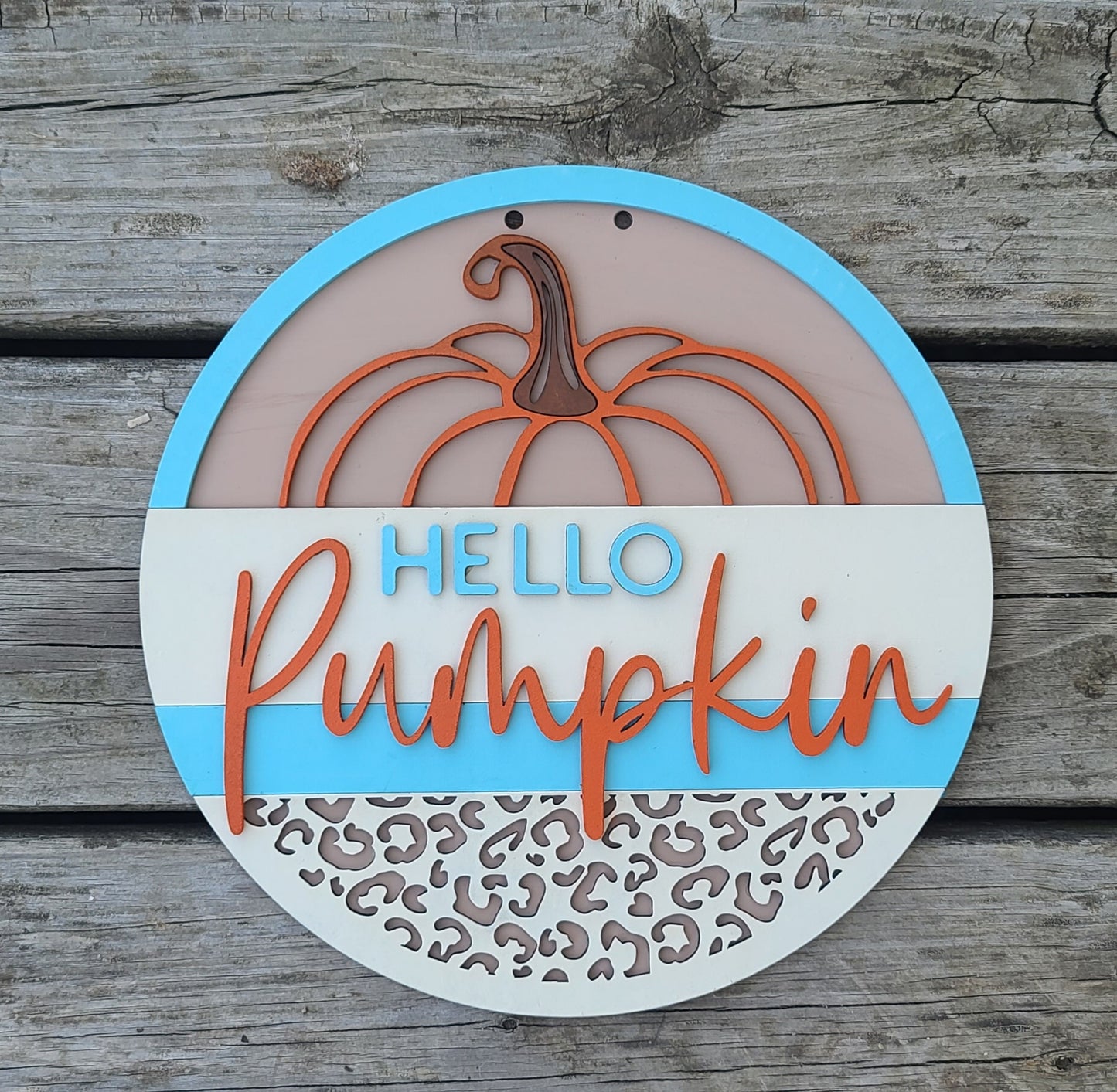 Hello Pumpkin Door Hanger