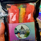 Freeze Dried Fruit Roll Ups with Cotton Candy