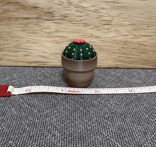 3d Printed Pink Top Cactus Fidget