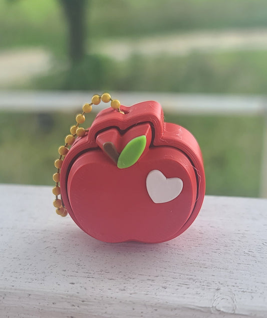 3d Printed Clicker Apple Keychain