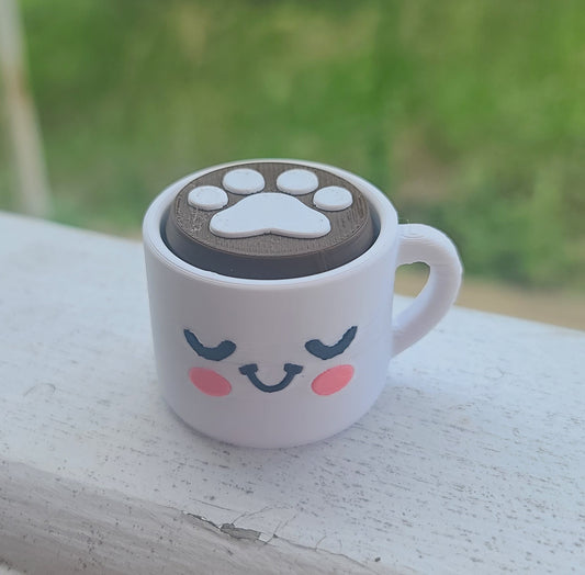 3d Printed Dog Paw Smiley Clicker