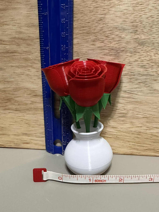 3d Printed Rose Vase