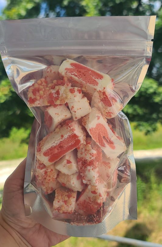 Freeze Dried Strawberry Shortcake Ice Cream Bars