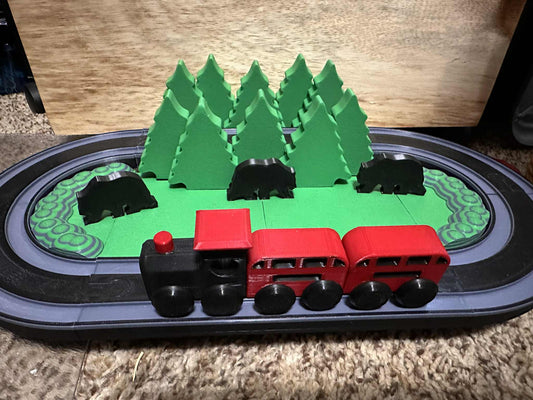 3d Printed Train Set