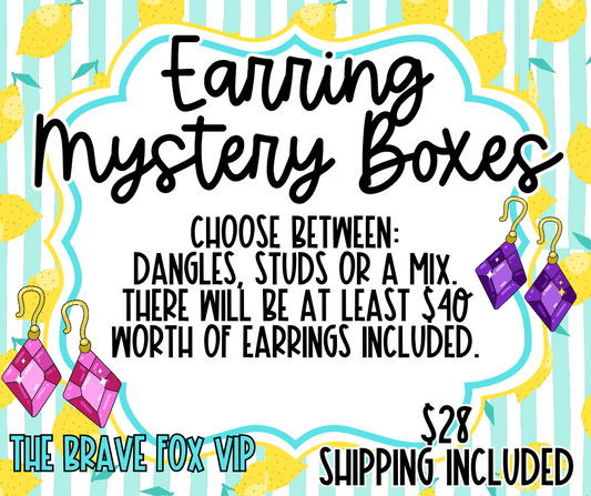 The Babys Coming! Earring Mystery Box