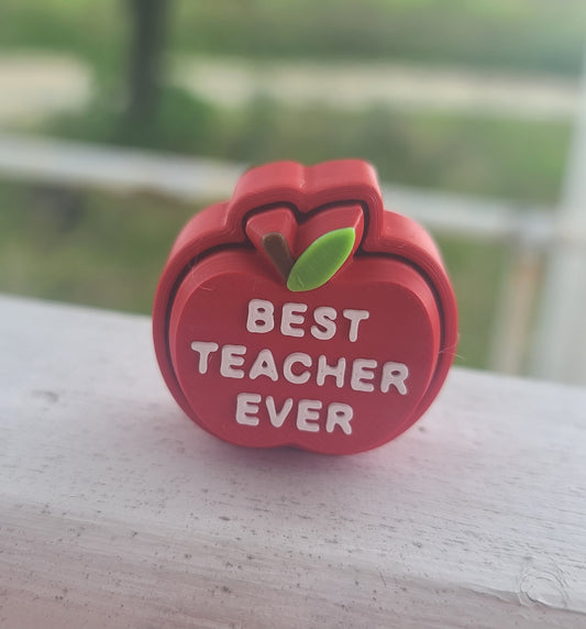 3d Printed Best Teacher Ever Clicker