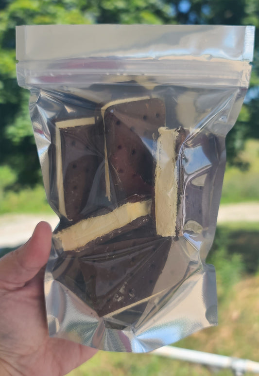 Freeze Dried Vanilla Ice Cream Sandwich