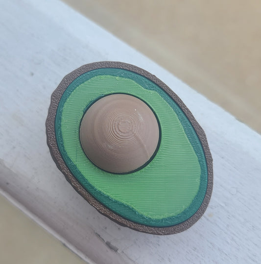 3d Printed Avocado Clicker