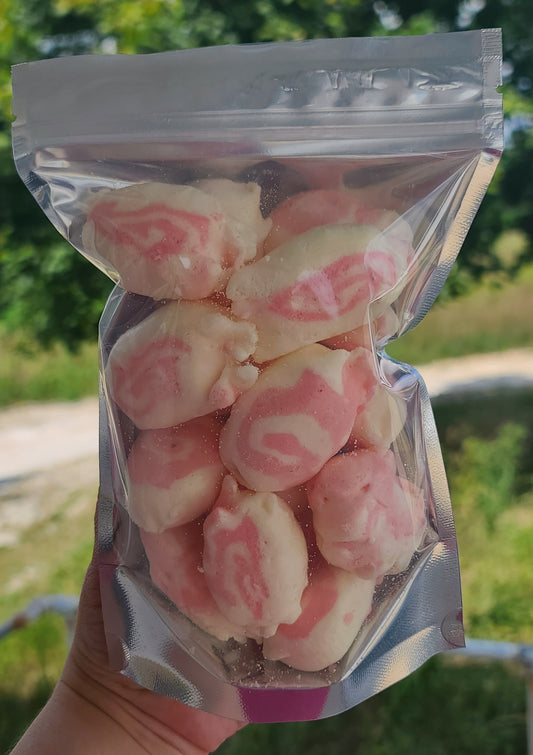 Freeze Dried Strawberry Cheesecake Taffy