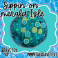 Sippin on Emerald Isle Hair Glitter