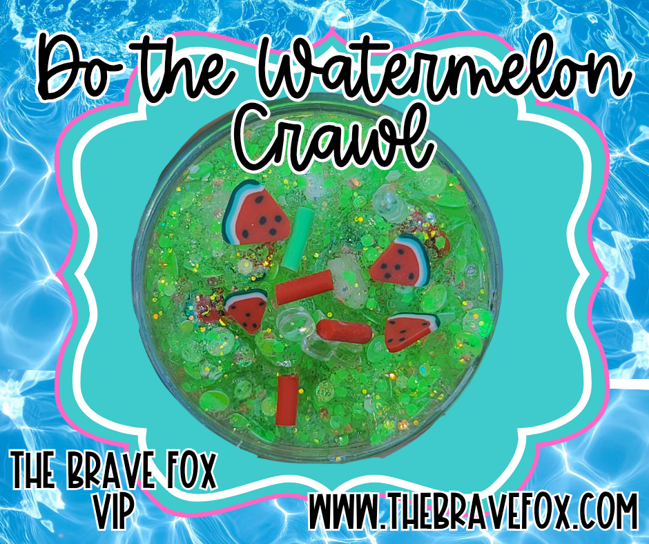 Do the Watermelon Crawl Hair Glitter