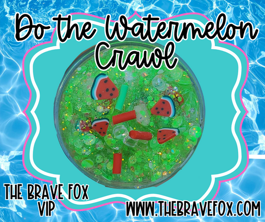 Do the Watermelon Crawl Hair Glitter