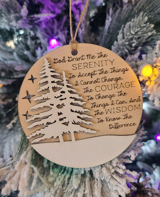 Serenity Prayer Ornament