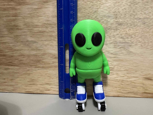 3d Printed Skating Alien