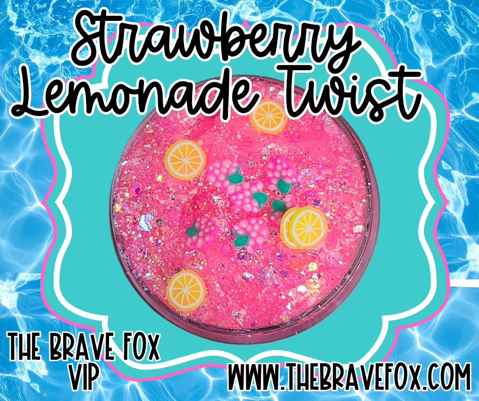 Strawberry Lemonade Twist Hair Glitter