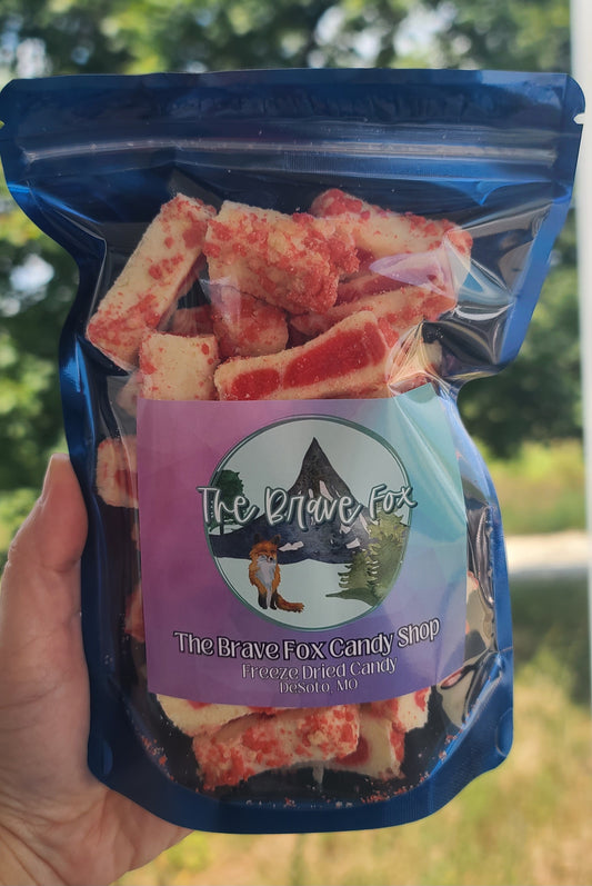 Freeze Dried Strawberry Shortcake Ice Cream Bars