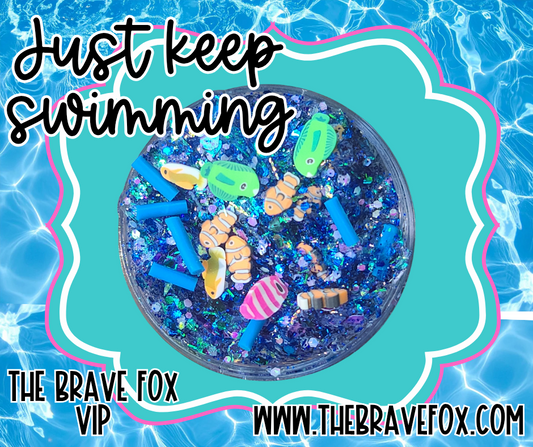 Just Keep Swimming Hair Glitter