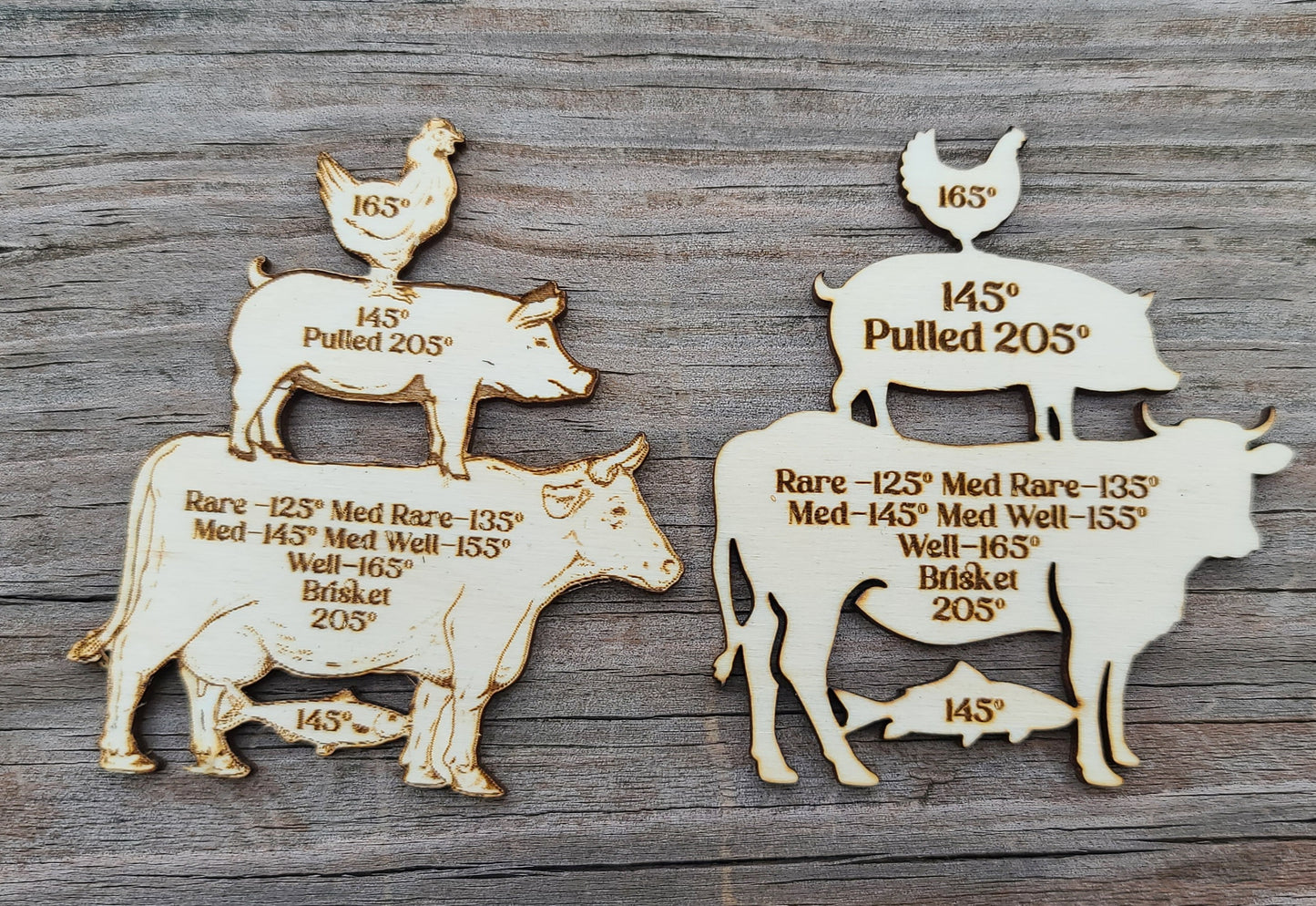 Meat Temp Magnets