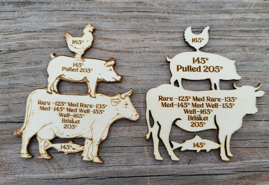 Meat Temp Magnets