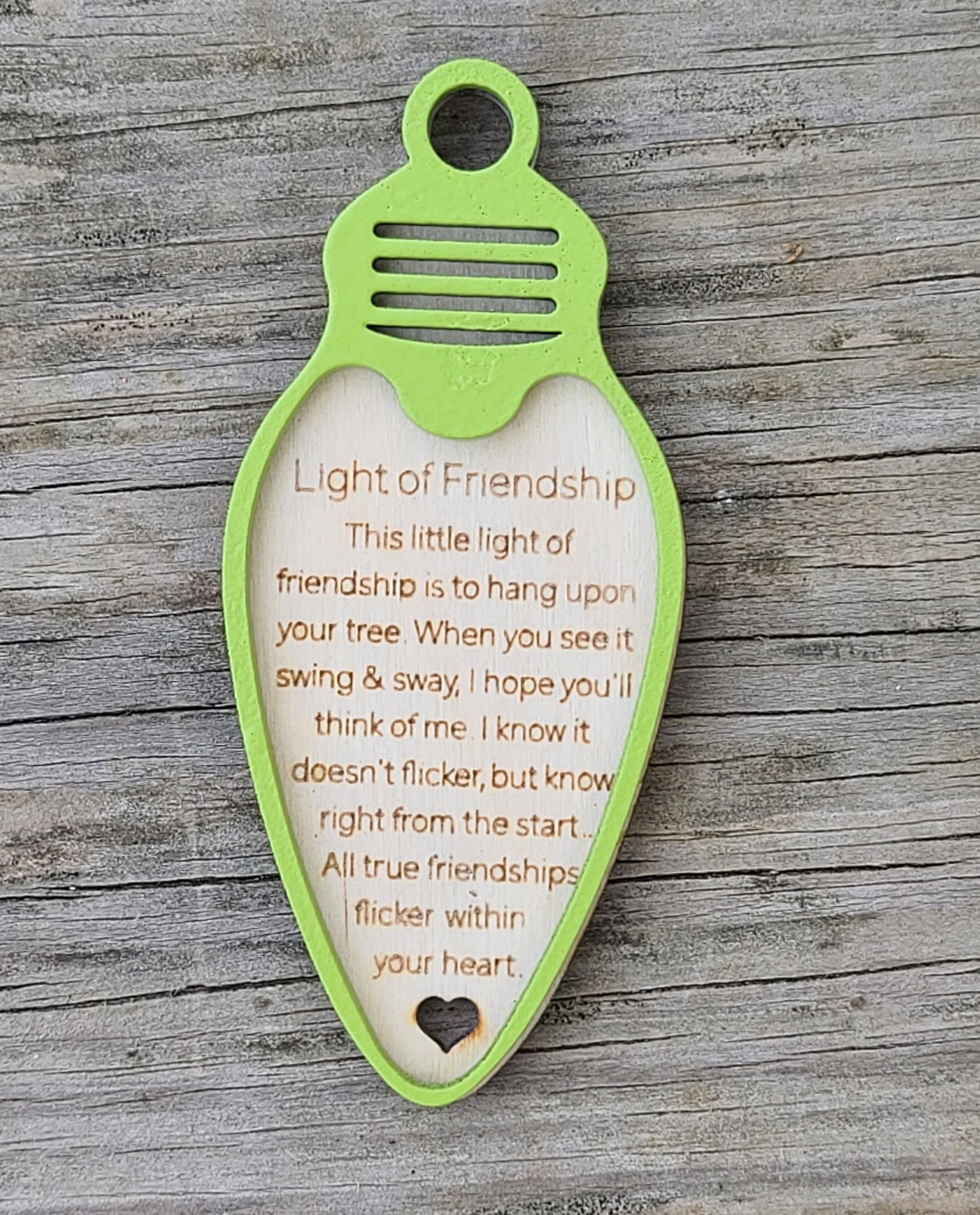Light of Friendship Ornament