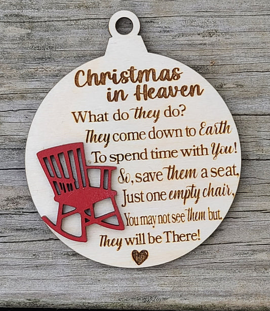 Christmas in Heaven Ornament