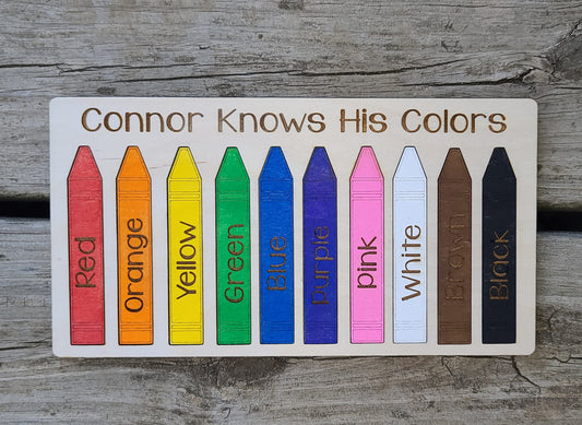 Personalized Crayon Puzzle