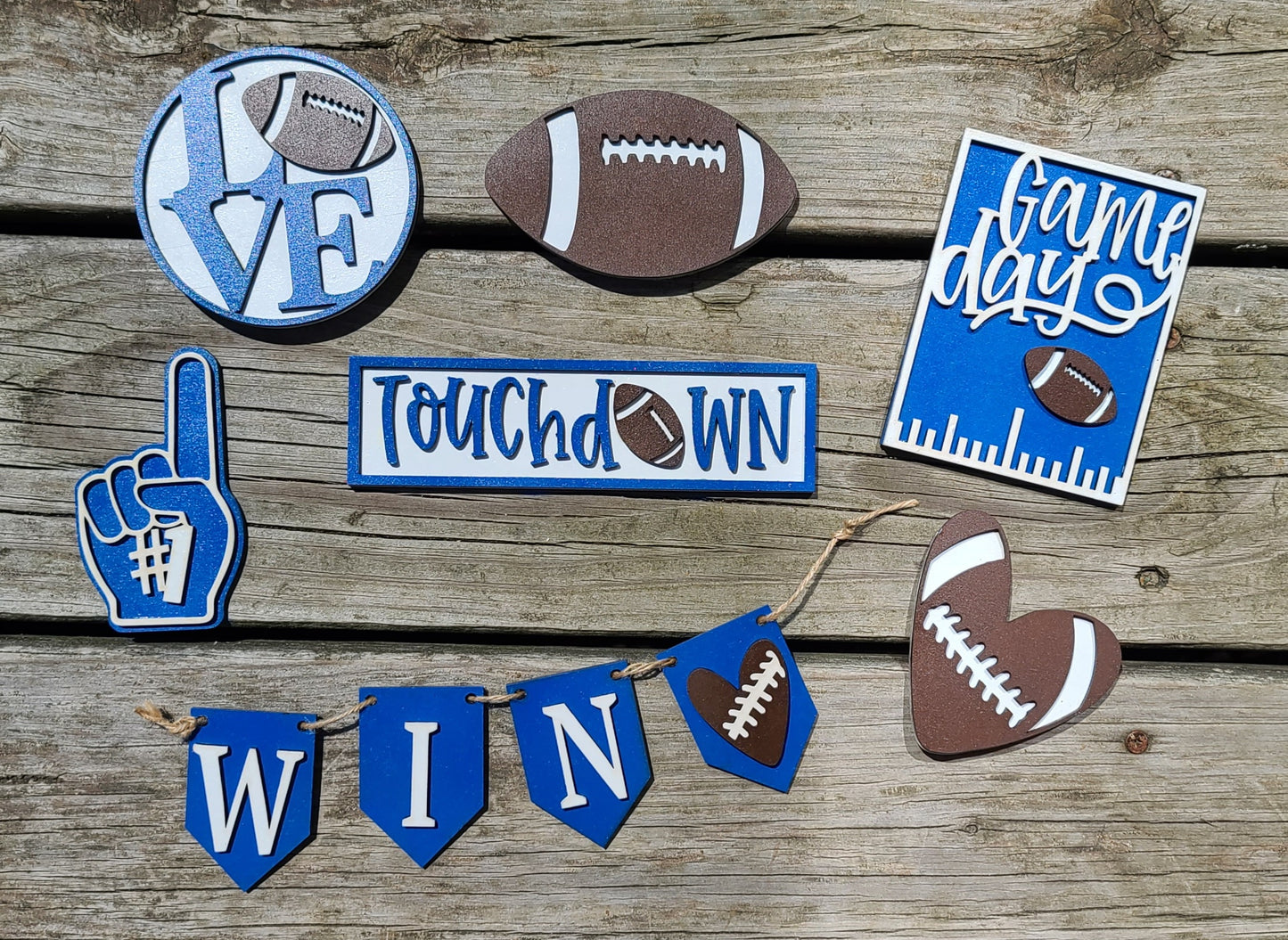 Football Tiered Tray Set