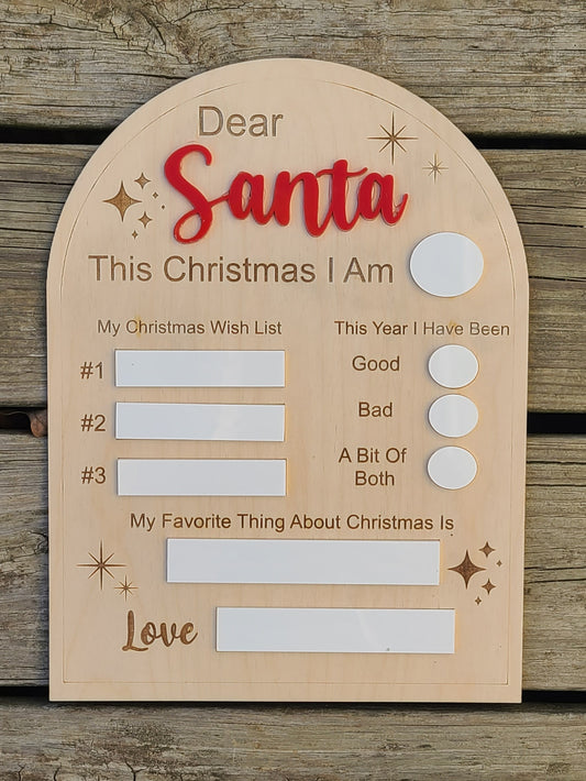 Dear Santa Boards