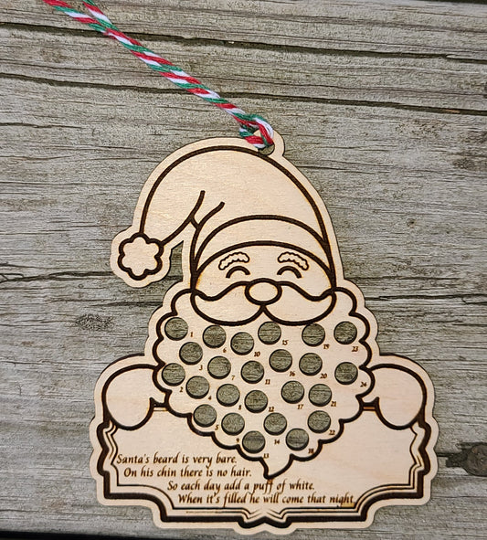 Santa Advent Calendar Ornament