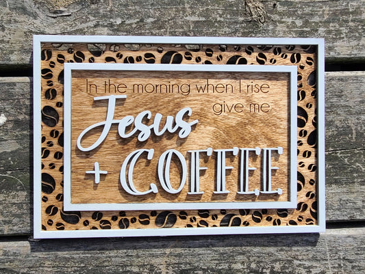 Jesus and Coffee Sign