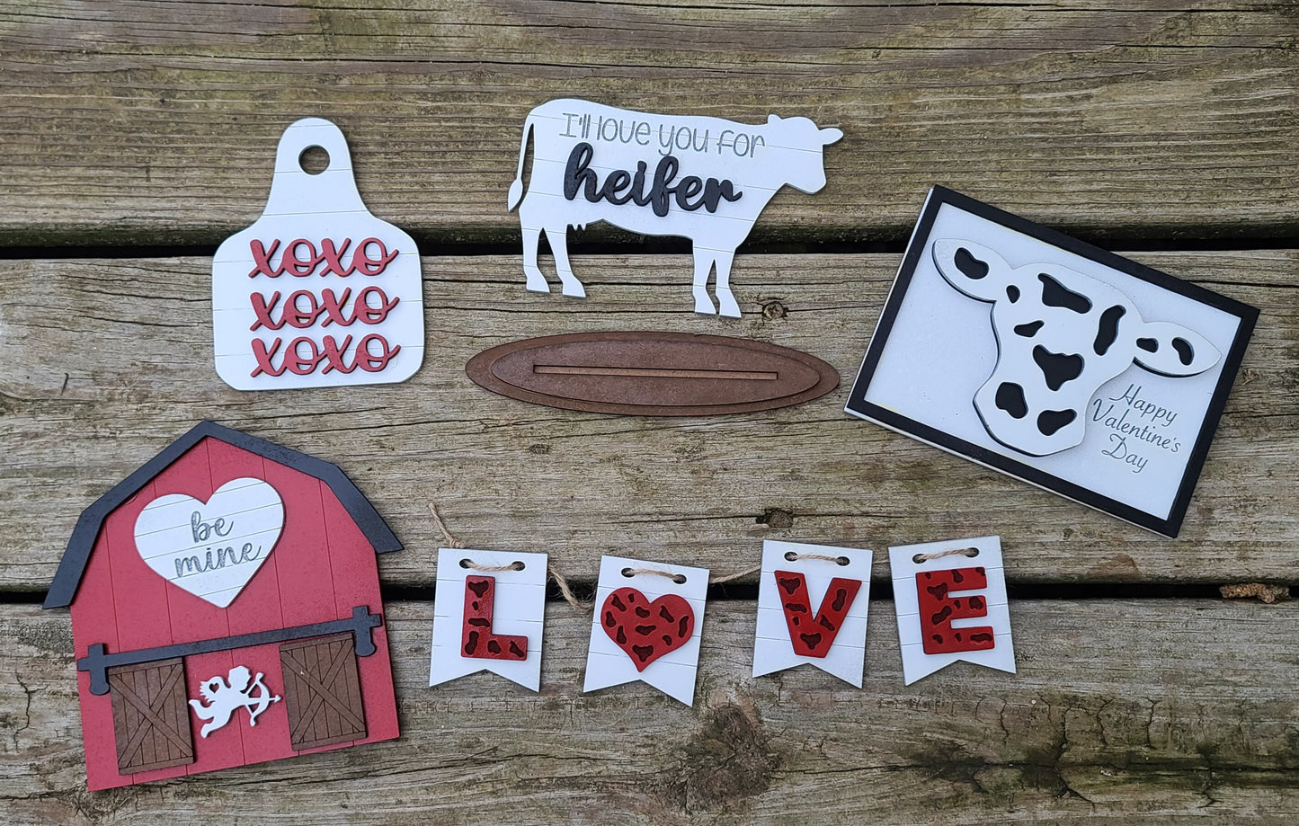 I'll Love You for Heifer Tiered Tray Set